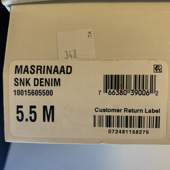 Style & Co Masrinaa Ankle Booties Women's 5.5M Blue Snake Denim Side Zip‎ S0646 - Picture 9 of 10